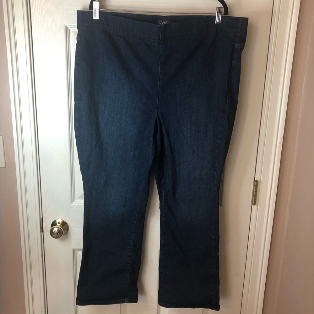 NYDJ Pull-On Spanspring Denim Slim Boot Cut Petite Jeans - 20-22WP